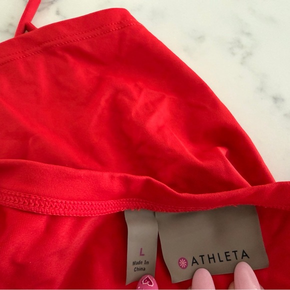 Athleta Ruched Tank Swim Rashguard - Picture 3 of 3